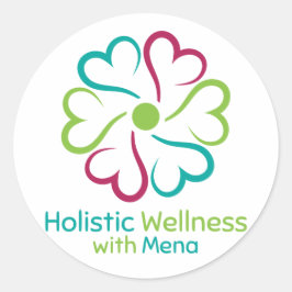 Holistic Wellness Ronde Sticker