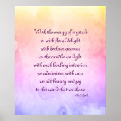 Holistisch gedicht poster (Voorkant)