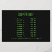 holistisch gezondheidsmassagetherapeut Yoga Mandal Flyer (Achterkant)