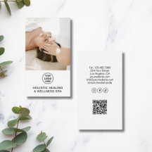 Holistisch Gezondheidstherapeut Logo QR-code Wit 