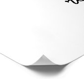 Holistisch Welzijns Diensten Menu Wit Poster (Hoek)