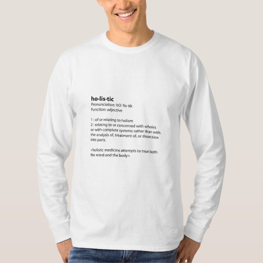 Holistische definitie t-shirt (Voorkant)