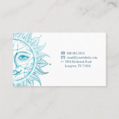 Holistische en mooie Keltische zonnezijde en sterr Visitekaartje (Achterkant)