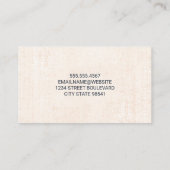 holistische geneeskunde | Acupunctuur | reflexolog Visitekaartje (Achterkant)