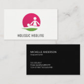 Holistische Geneeskunde Logo | Massage Visitekaartje (Voorkant / Achterkant)