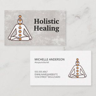 Holistische Genezing   Yoga Zitpositie   Chakras Visitekaartje