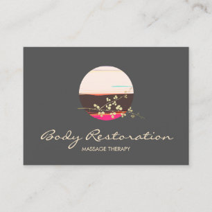 Holistische Gezondheid en Wellness Massage Therapi Visitekaartje