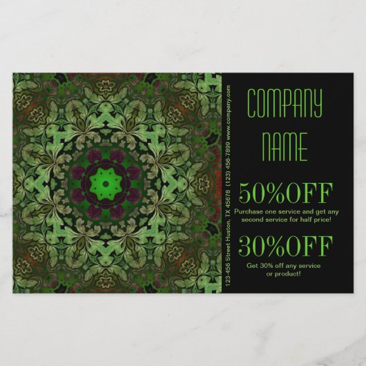 holistische gezondheidsmassagetherapeut Yoga Manda Flyer (Voorkant)