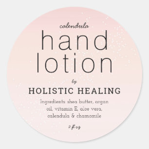 Holistische Healing Spa Product Sticker Label