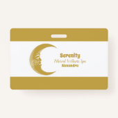 Holistische hemelse zon & maan badge (Voorkant)