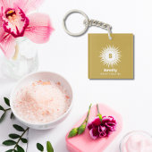 Holistische Hemelse Zon & Maan Business Sleutelhanger