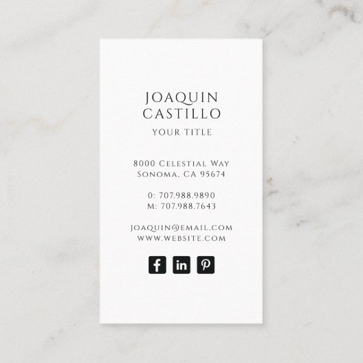 Holistische hemelse zon maan sterren goud zwart visitekaartje (Achterkant)