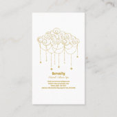 Holistische hemelse zon & maan Visitekaartje (Achterkant)