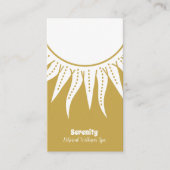 Holistische hemelse zon & maan Visitekaartje (Voorkant)