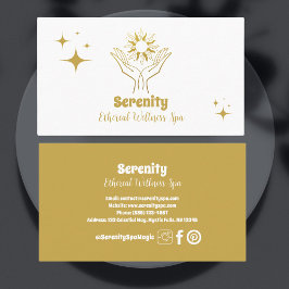 Holistische hemelse zon & maan visitekaartje