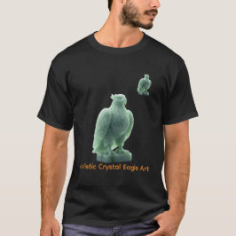 Holistische Kristal Adelaar Kunst T-shirt