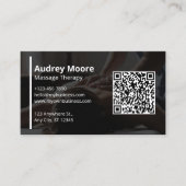 Holistische massage- en wellnessdiensten visitekaartje (Voorkant)