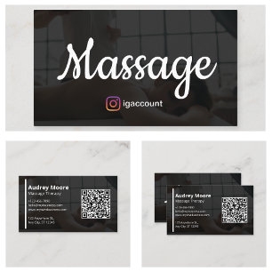 Holistische Massage Therapie Visitekaartje