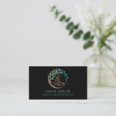 Holistische massagetherapeut Wellness Spa Visitekaartje (Staand voorkant)