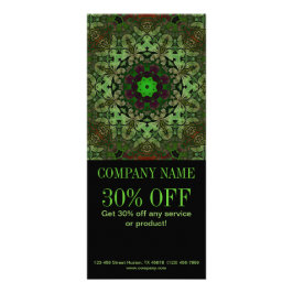 holistische massagetherapeute Yoga Mandala Reclamekaart