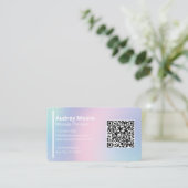 Holistische Massagetherapeuten Reiki Reflexologie  Visitekaartje (Staand voorkant)