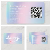 Holistische Massagetherapeuten Reiki Reflexologie  Visitekaartje