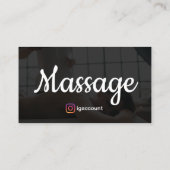 Holistische massagetherapie visitekaartje (Achterkant)