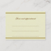 Holistische ontwerpbenoeming afsprakenkaartje (Achterkant)