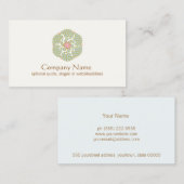 Holistische Symbool Healing Arts Visitekaartje (Voorkant / Achterkant)