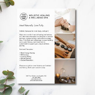 Holistische Therapeute Promotie Bedrijf Flyer