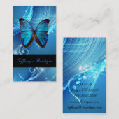 Holistische vlinder yoga mode schoonheidssalon SPA Visitekaartje (Voorkant / Achterkant)