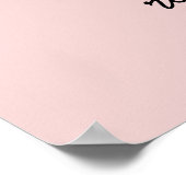 Holistische Wellness Diensten Menu Roze Poster (Hoek)