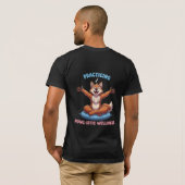 Holistische Wellness Oefenen - Schattig Mediteren T-shirt (Achterkant volledig)