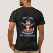 Holistische Wellness Oefenen - Schattig Mediteren T-shirt (Achterkant)