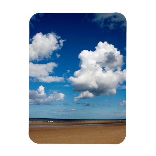 Holkham Beach Norfolk England Poster Classic Round Magneet (Verticaal)