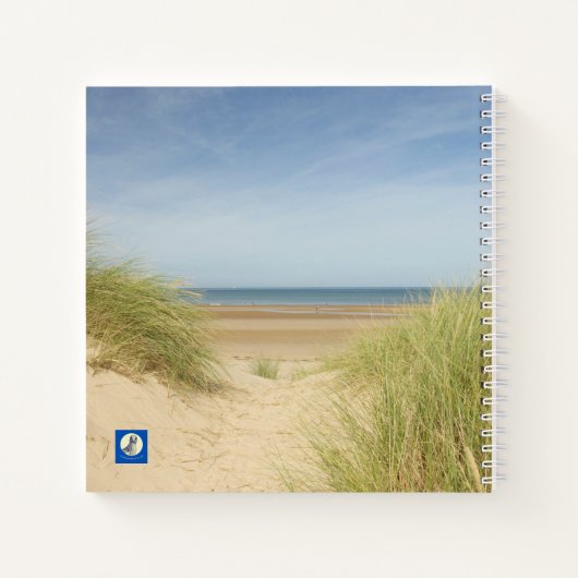 Holkham Beach Norfolk Notitieboek (Achterkant)