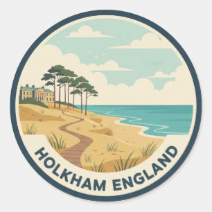 Holkham Norfolk Engeland Reizen Ronde Sticker