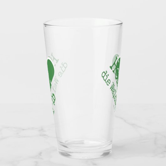 Holla, die Waldfee! German Saying Glas (Links)