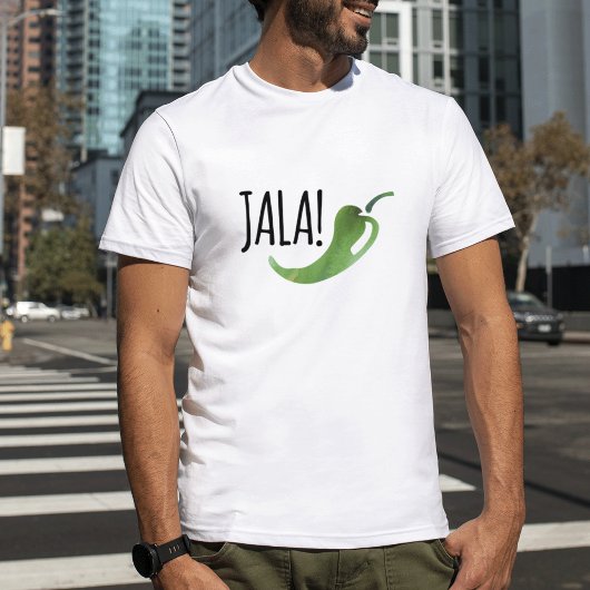 Holla Jalapeno Funny Man T-shirt