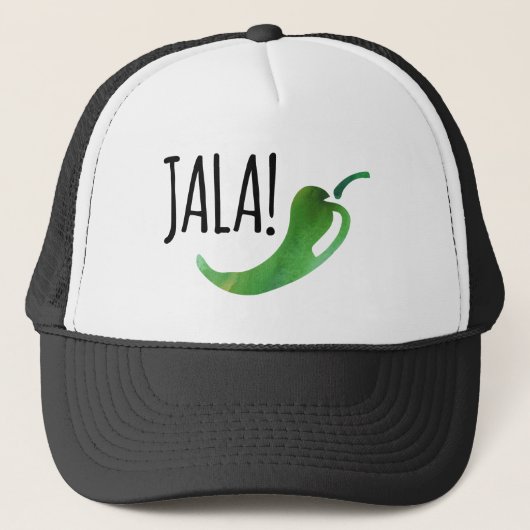 Holla Jalapeno Funny Trucker Hat Pet (Voorkant)