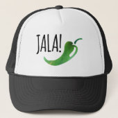 Holla Jalapeno Funny Trucker Hat Trucker Pet (Voorkant)