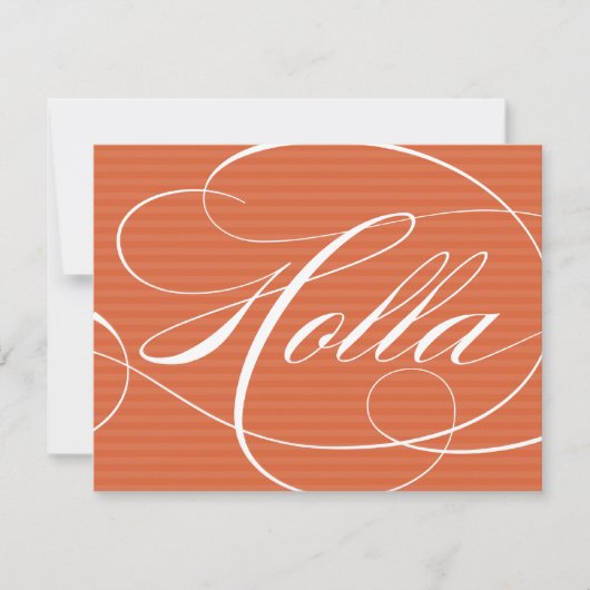 HOLLA ORANJE SCRIPT | OPMERKINGEN NOTITIEKAARTJE (Voorkant)