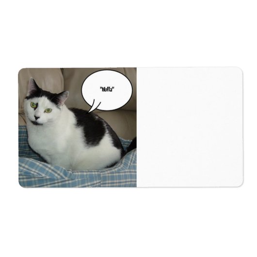 Holla /Raise de Roof! Etiket (Voorkant)