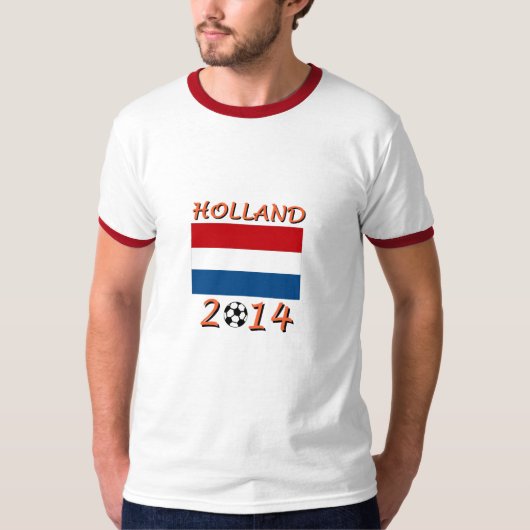 Holland 2014 Wereldbeker T-shirt (Voorkant)