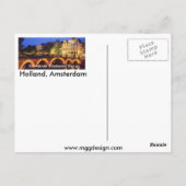 HOLLAND 2 (het Ontwerp van Oluwatosin Gbadamosi) Briefkaart (Achterkant)
