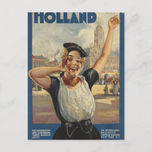  Holland Air Travel Briefkaart