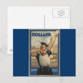  Holland Air Travel Briefkaart (Voorkant / Achterkant)