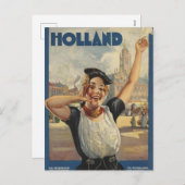 Holland Air Travel Feestdagenkaart (Voorkant / Achterkant)