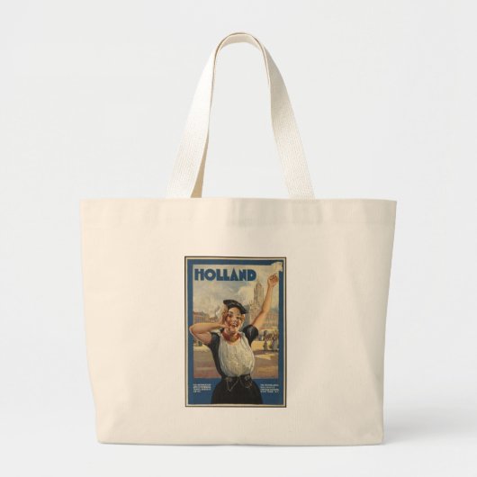 Holland Air Travel Grote Tote Bag (Voorkant)