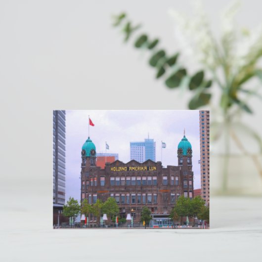 Holland America Line Building, Rotterdam Briefkaart (Staand voorkant)
